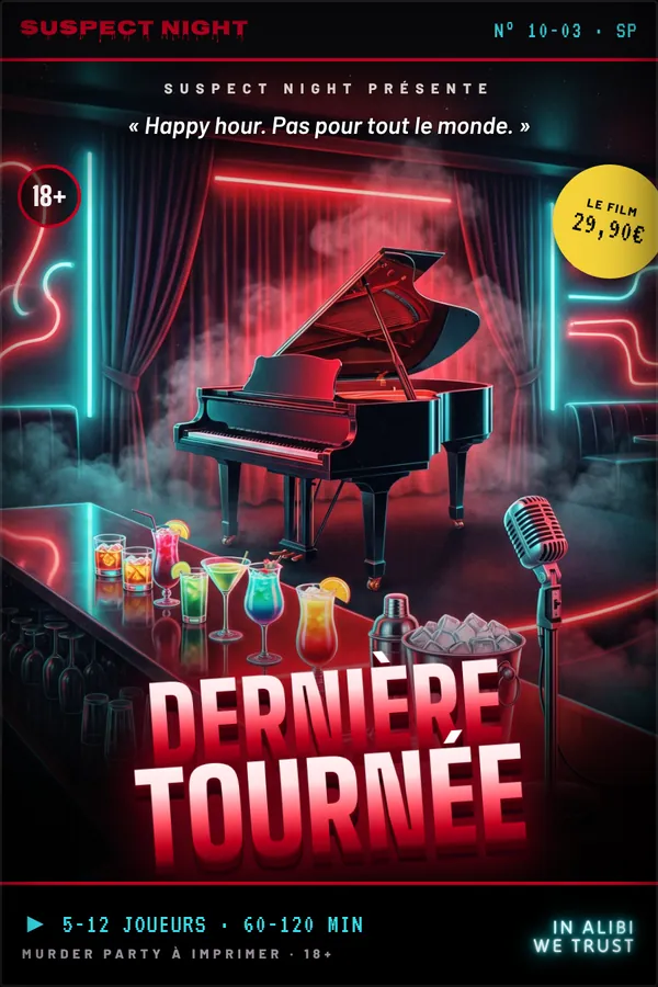 Jaquette VHS de la cassette « Dernière Tournée »