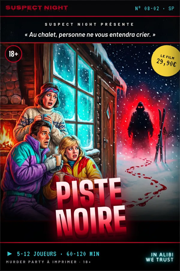 Jaquette VHS de la cassette « Piste Noire »